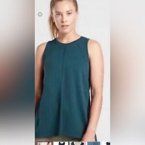 Athleta foothill tank in dark teal womens size medium